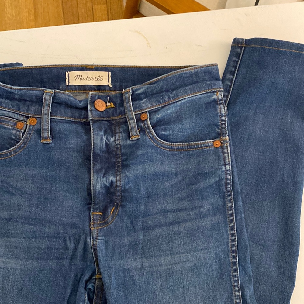 Madewell High Rise 9” Skinny; 26tall